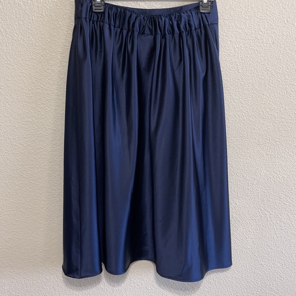 A New Day Dark Blue Skirt Size M - Picture 2 of 6